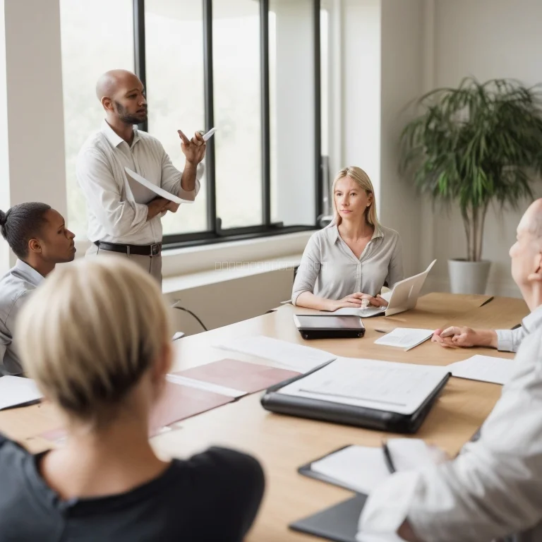 مناقشة جماعية في ورشة عمل قيادة روحية